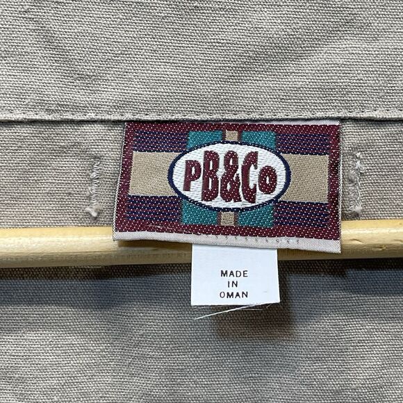 VTG PB & Co Vest Khaki Utility Camping Fishing Men's XL NWT - Picture 7 of 10